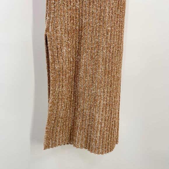 One Grey Day | NWT Dani Tank Dress in Falafel Tan Ribbed Knit Midi XS - Picture 9 of 11